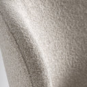 Taburete alto de algodón y hierro en color gris – detalle
