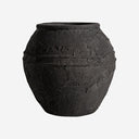 Tinaja decorativa de cerámica