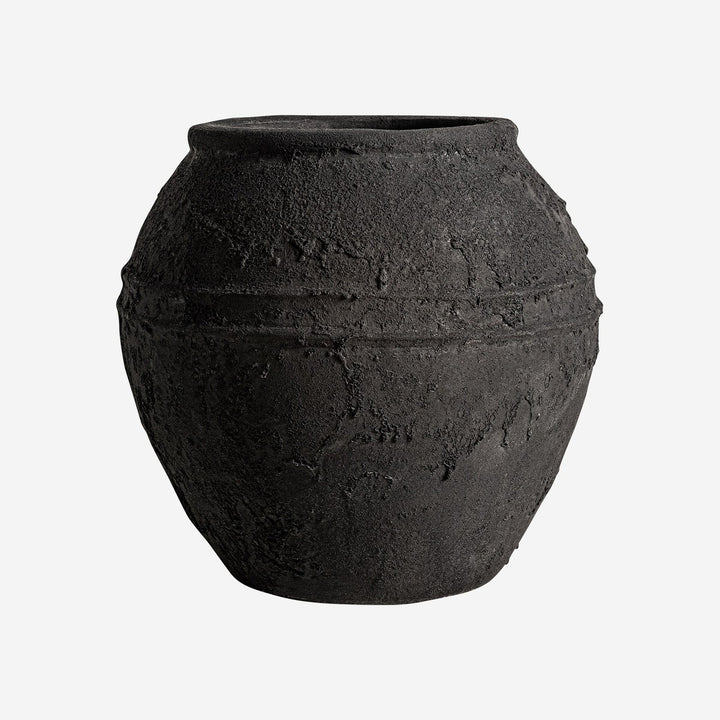 Tinaja decorativa de cerámica