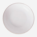 Vajilla de porcelana en color blanco 26 x 3 cm (juego de 18)