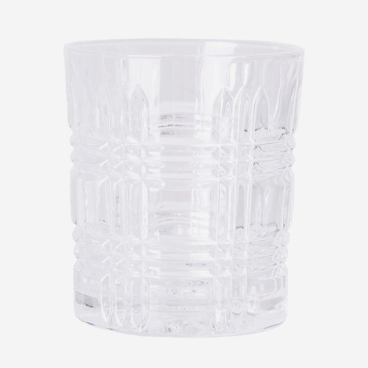 Vaso de vidrio transparente (pack de 6)