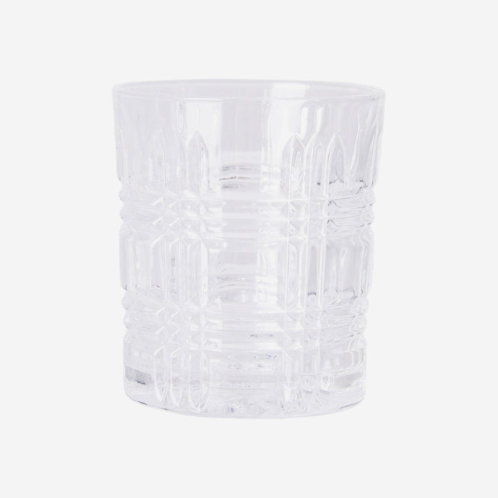 Vaso de vidrio transparente (pack de 6)