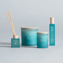 Vela aromática en color azul (pack de 4) – detalle