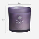 Vela aromática en color morado (pack de 4)