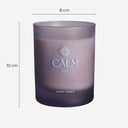 Vela aromática en color morado (pack de 6)