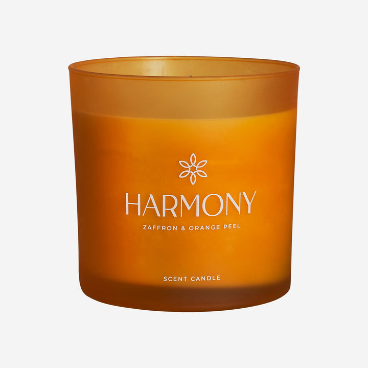 Vela aromática en color naranja (pack de 4)