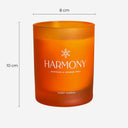 Vela aromática en color naranja (pack de 6)