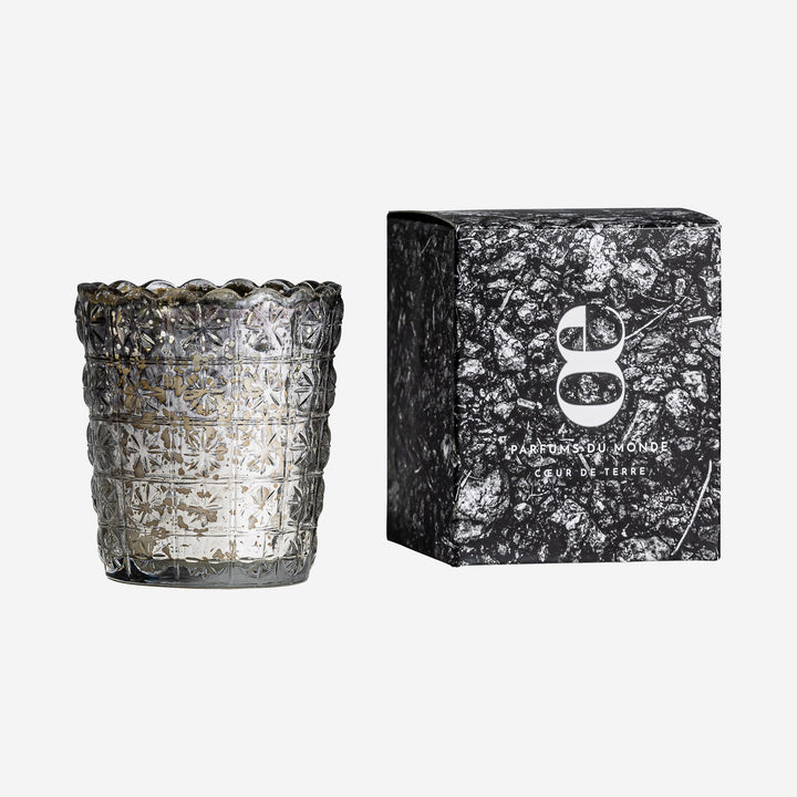 Vela aromática en color plata envejecido (pack de 6)