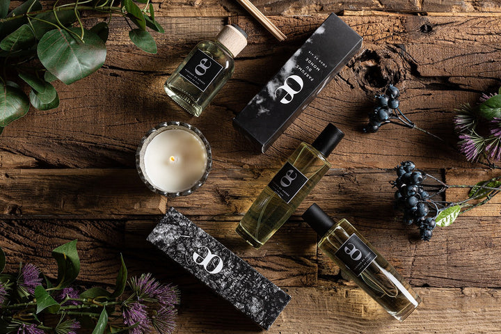 Vela aromática en color plata envejecido (pack de 6) – detalle
