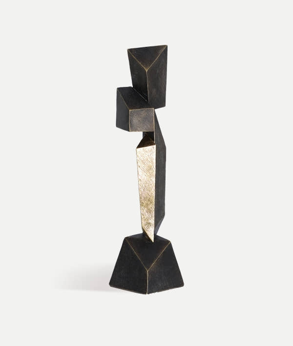 VERTEX DECORATIVE FIGURINE in black and gold