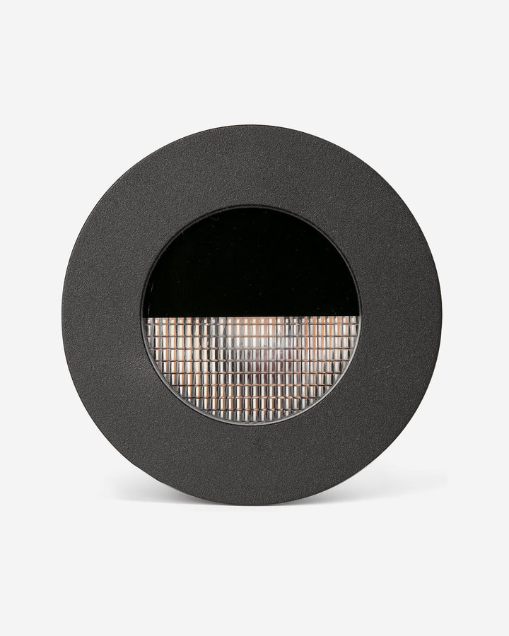 foco empotrable de exterior cuadrado negro anodizado 8,1 x 9,2 x 9,2 cm 13 w 2700 k