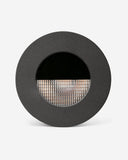 foco empotrable de exterior cuadrado negro anodizado 8,1 x 9,2 x 9,2 cm 13 w 3000 k