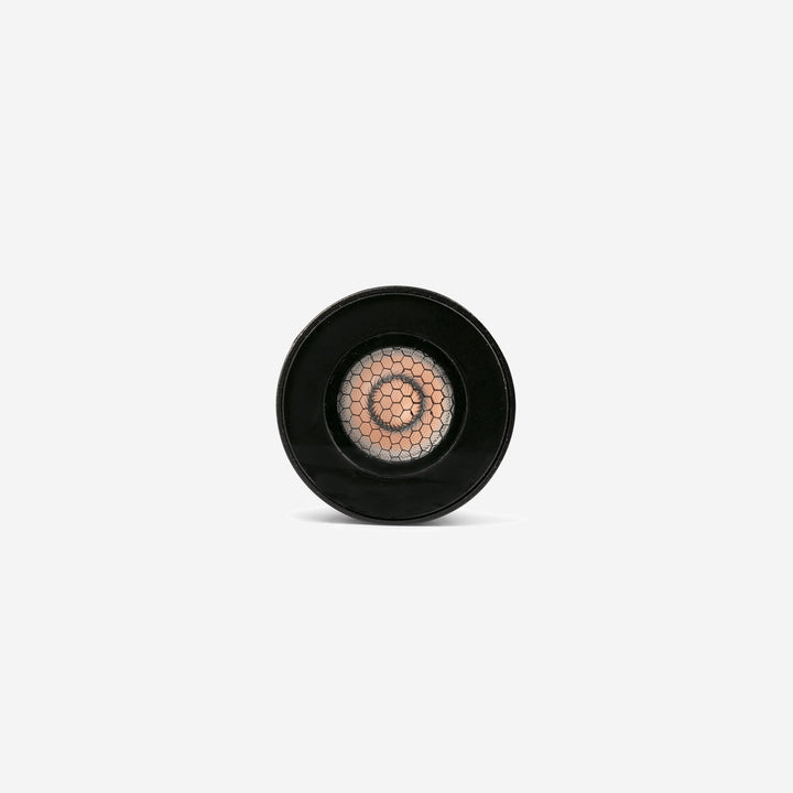 Round anodised black outdoor recessed spotlight Ø5 x 6,2 cm