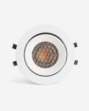 foco empotrable redondo de aluminio ø5,2-6,2 cm