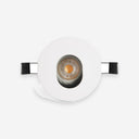 foco empotrable redondo de aluminio blanco ø9,8 x 3,7 cm