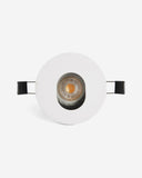 foco empotrable redondo de aluminio blanco ø9,8 x 3,7 cm