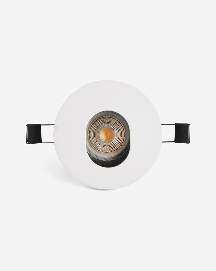 foco empotrable redondo de aluminio blanco ø9,8 x 3,7 cm
