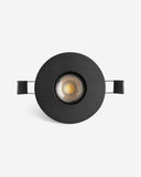 foco empotrable redondo de aluminio negro ø9,8 x 3,7 cm 10 w corte ø 85