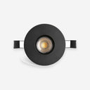 foco empotrable redondo de aluminio negro ø9,8 x 3,7 cm 10 w corte ø 85, vista 2