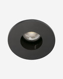 foco empotrable redondo de aluminio negro ø9,8 x 3,7 cm 10 w corte ø 85, vista 2