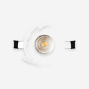 foco empotrable redondo de aluminio y cristal blanco ø9,8 x 3,7 cm 10 w ip65 corte ø 85, vista 2