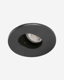 foco empotrable redondo orientable de aluminio negro ø9,8 x 3,7 cm 10 w corte ø 85, vista 2