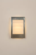 Aplique de pared lámpara Frame Miroir M, acabado espejo plateado
