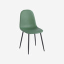 SIMON Faux Leather Chair / Black