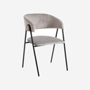 ASANA Velvet Armchair / Black