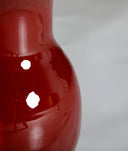 JARRÓN ARITZ rojo con acabado lacado en vidrio
