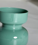 JARRÓN ASHER serenidad y estilo en verde agua