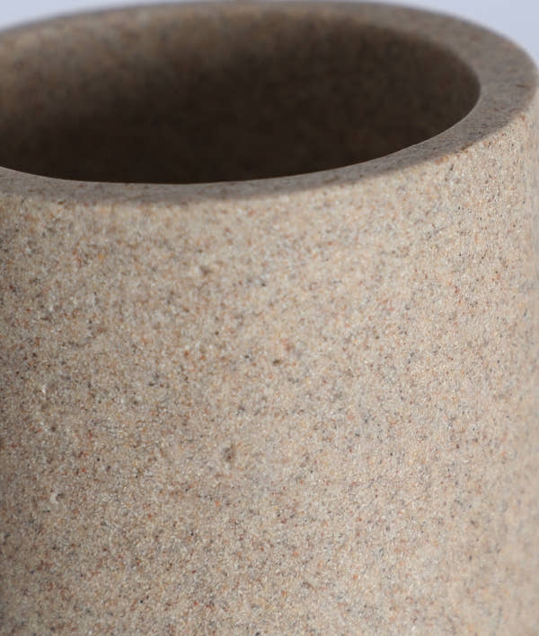 AUBRA VASE with mineral style and stackable