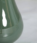 JARRÓN ESPERANZA elaborado en vidrio con un profundo tono verde - Jarrones y centros - El Workshop - vidrio