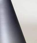 KALHE grijze glazen vaas