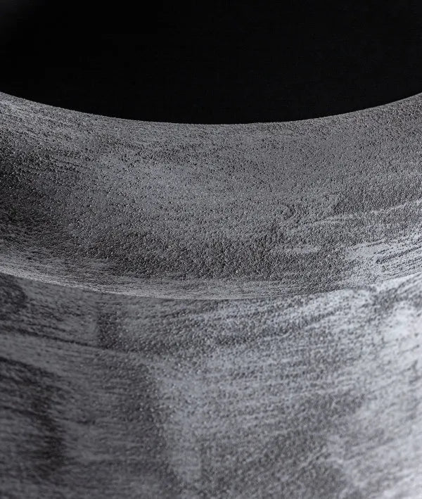 LANGON keramische vaas in grijs