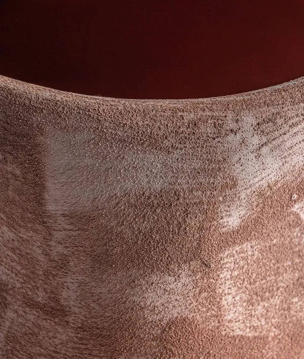 Jarrón MEZIN elaborado en cerámica color marrón - Jarrones y centros - El Workshop - cerámica