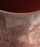 MEZIN vaas van keramiek met een warme natuurlijke bruine afwerking