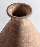 Jarrón NERAC de cerámica acabado texturizado en color marrón - Jarrones y centros - El Workshop - cerámica
