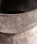 Jarrón VERT beige en cerámica