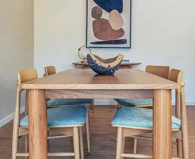 Mesa de comedor Koji - Mesa de comedor - El Workshop - Madera de roble