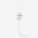 lámpara colgante de acero y metacrilato negro satinado ø42,3 x 46 cm 20 w con interruptor en el cable, vista 2