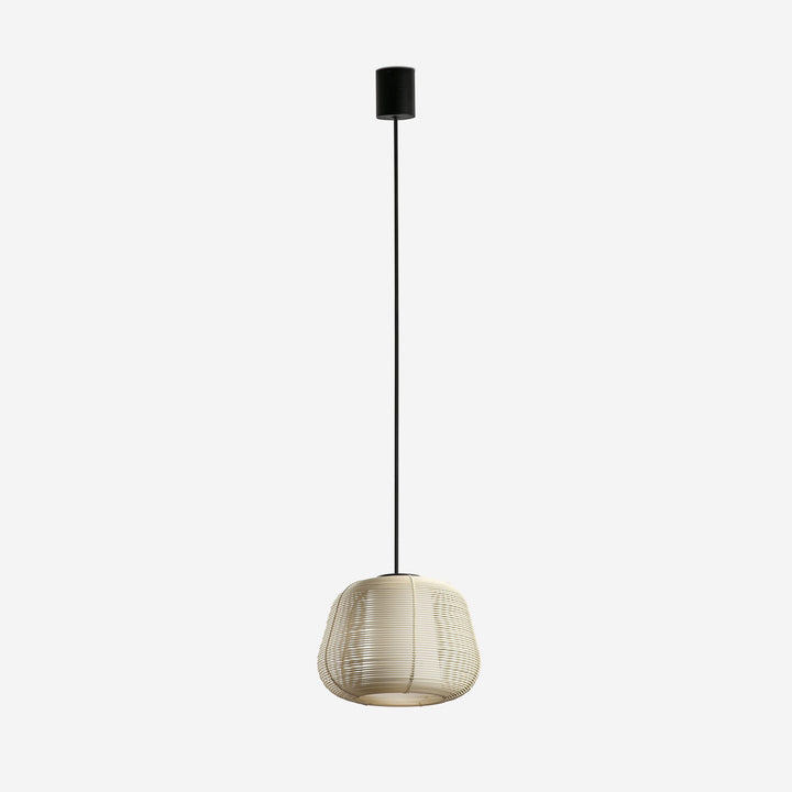 lámpara colgante de exterior de acero y polietileno ø26,4 cm, vista 2
