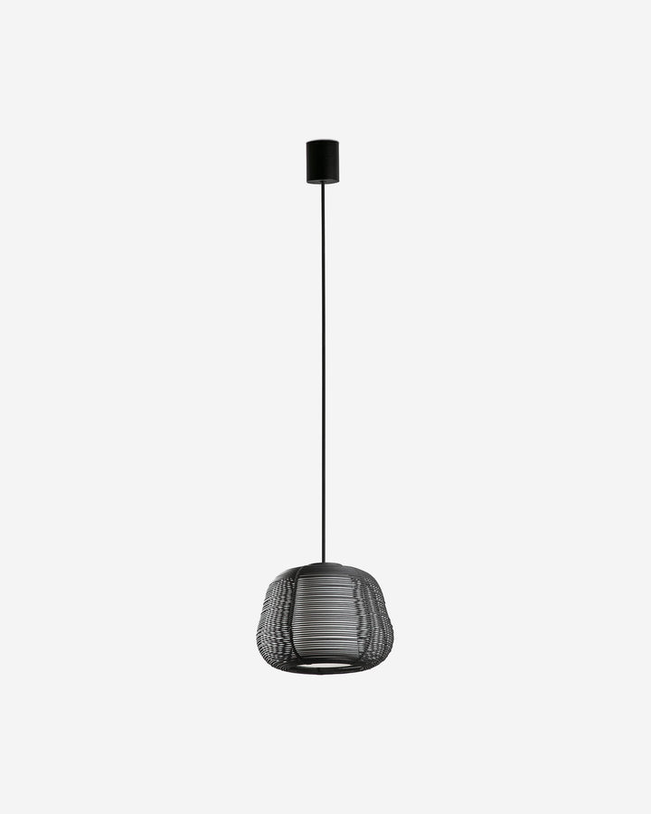 lámpara colgante de exterior de acero y polietileno ø26,4 cm, vista 3