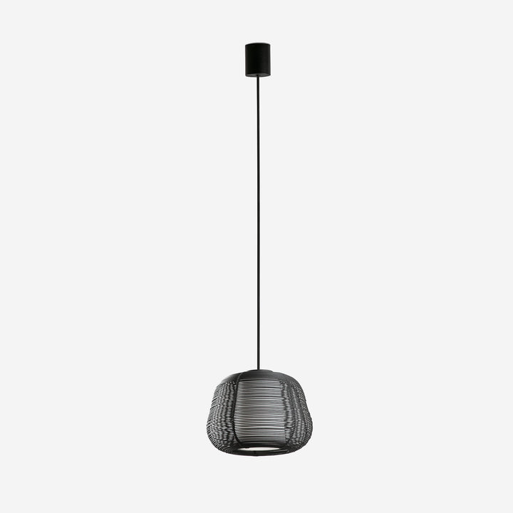 lámpara colgante de exterior de acero y polietileno ø26,4 cm, vista 3