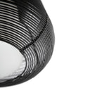 lámpara colgante de exterior de acero y polietileno ø26,4 cm, vista 7