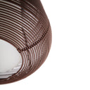 lámpara colgante de exterior de acero y polietileno ø26,4 cm, vista 8