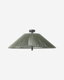 lámpara colgante de exterior de aluminio y textil gris oscuro ø105 cm 2 alturas 15 w ip54, vista 2
