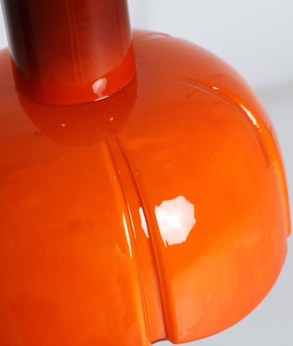 LÁMPARA DE TECHO ADARA naranja en cristal luz con identidad y contraste elegante - Lámparas de techo - El Workshop - cristal