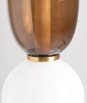 LÁMPARA DE TECHO MICAH micah multicolor en vidrio con detalles dorados