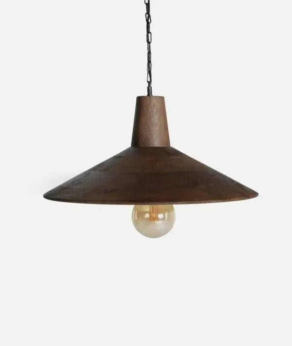 LÁMPARA DE TECHO DE MADERA OPLEV calidez natural con elegancia artesanal - Lámparas de techo - El Workshop - madera de mango